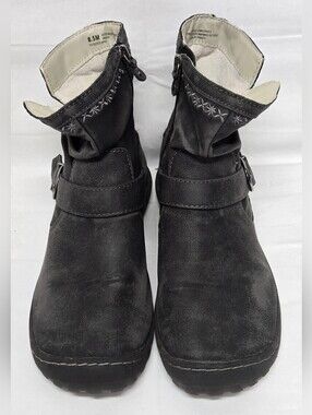 JBU Dottie Boots Zipper Buckle Strap Water Resistant 8.5
